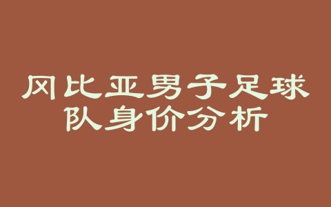 冈比亚男子足球队身价分析