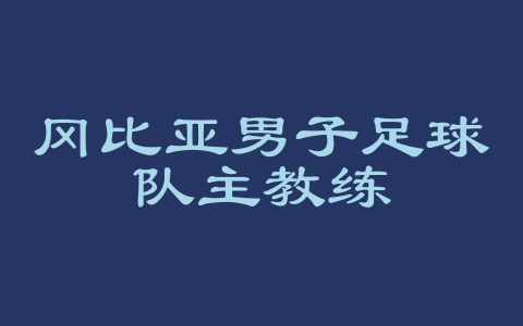 冈比亚男子足球队主教练
