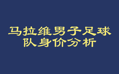 马拉维男子足球队身价分析